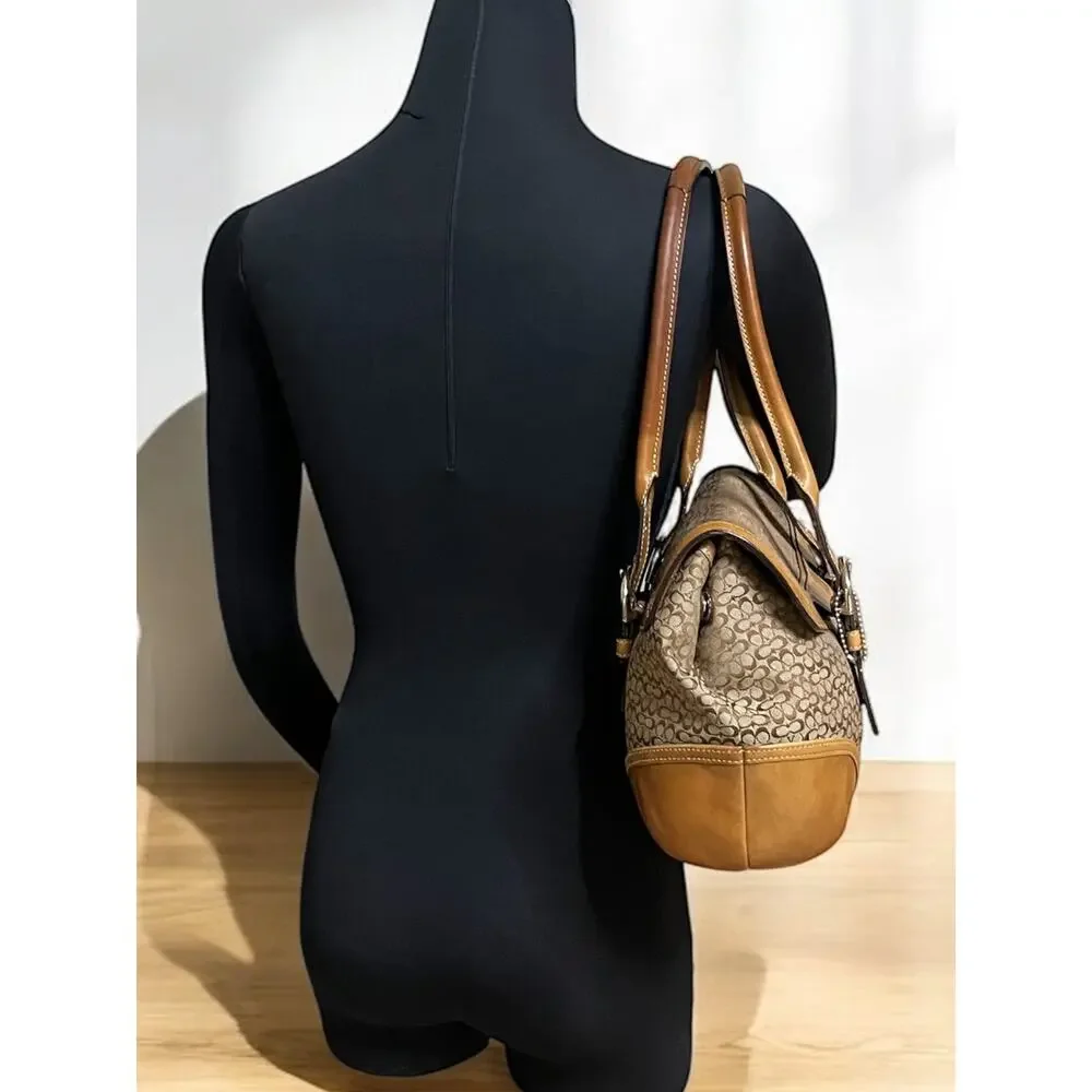 Vintage Coach 7080 Soho Mini Signature Satchel & 6319 Small Wristlet